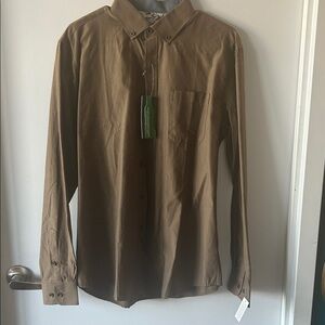 BNWT Rue Saint-Patrick Montréal Men’s Olive Button-Down Shirt | Size M